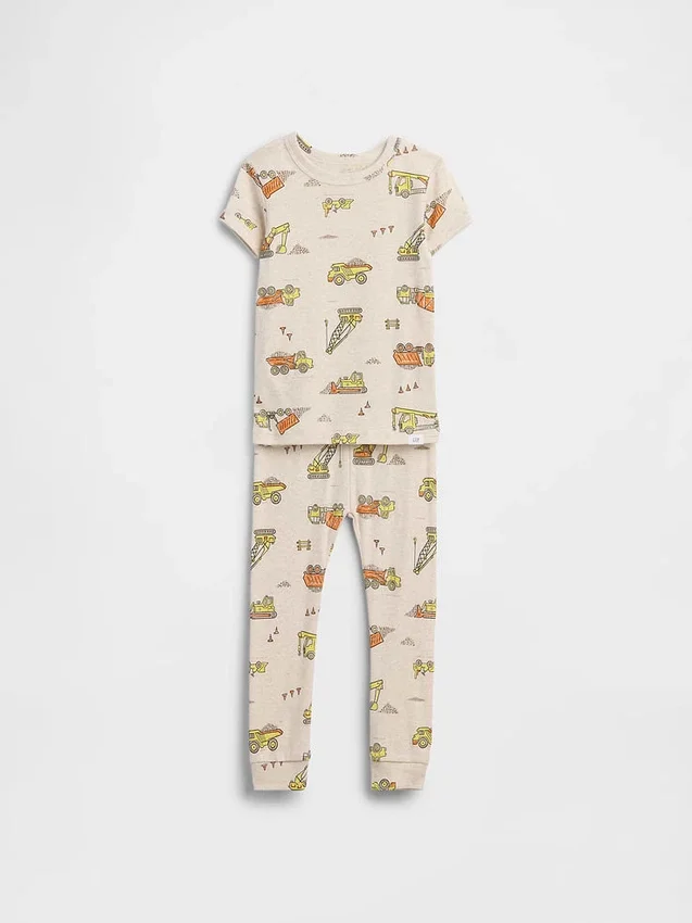 Pyjama-Set aus gebürsteter Bio-Baumwolle für Baby & Kleinkind