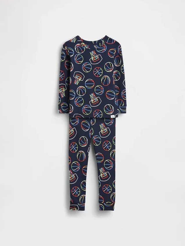 Pyjama-Set aus gebürsteter Bio-Baumwolle für Baby & Kleinkind
