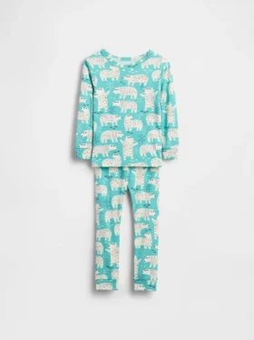 Pyjama-Set aus gebürsteter Bio-Baumwolle für Baby & Kleinkind