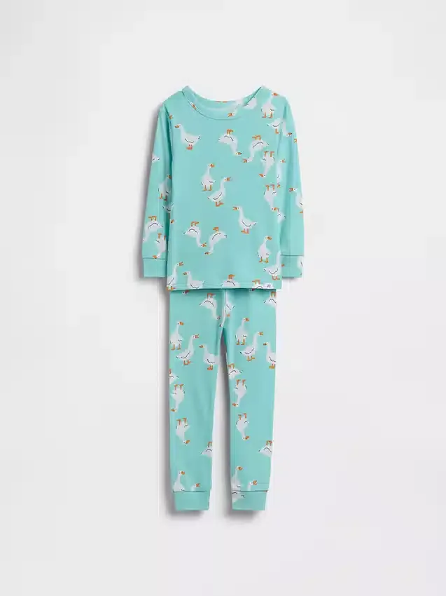 Pyjama-Set aus gebürsteter Bio-Baumwolle für Baby & Kleinkind