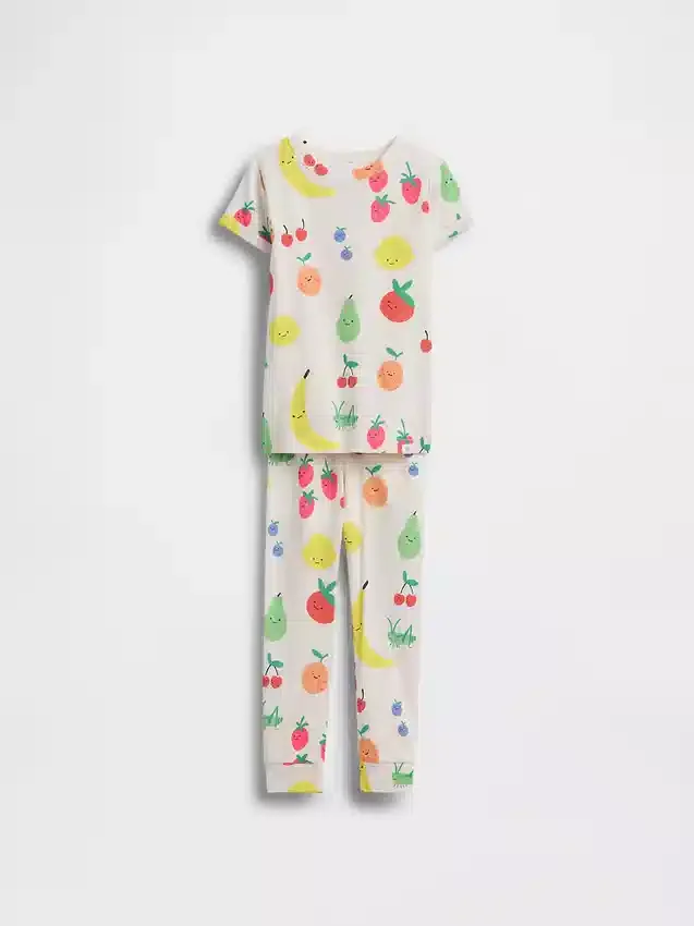 Pyjama-Set aus gebürsteter Bio-Baumwolle für Baby & Kleinkind