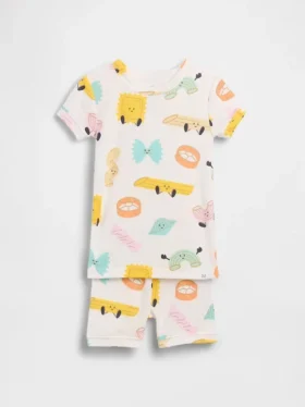 Pyjama-Set aus gebürsteter Bio-Baumwolle für Baby & Kleinkind