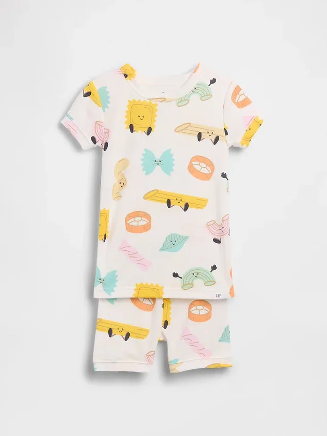 Pyjama-Set aus gebürsteter Bio-Baumwolle für Baby & Kleinkind