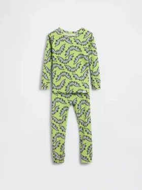 Pyjama-Set aus gebürsteter Bio-Baumwolle für Baby & Kleinkind