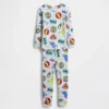 Pyjama-Set aus gebürsteter Bio-Baumwolle für Baby & Kleinkind