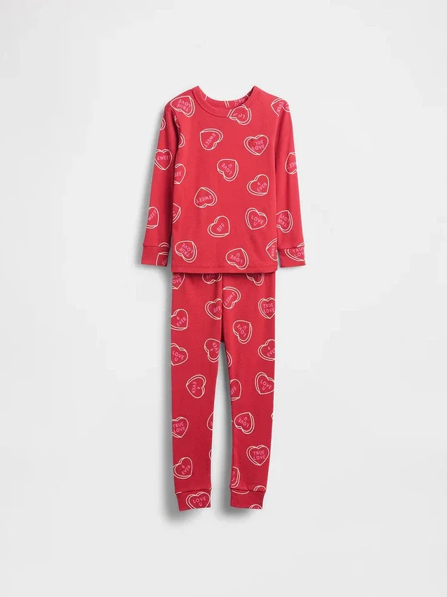 Pyjama-Set aus gebürsteter Bio-Baumwolle für Baby & Kleinkind