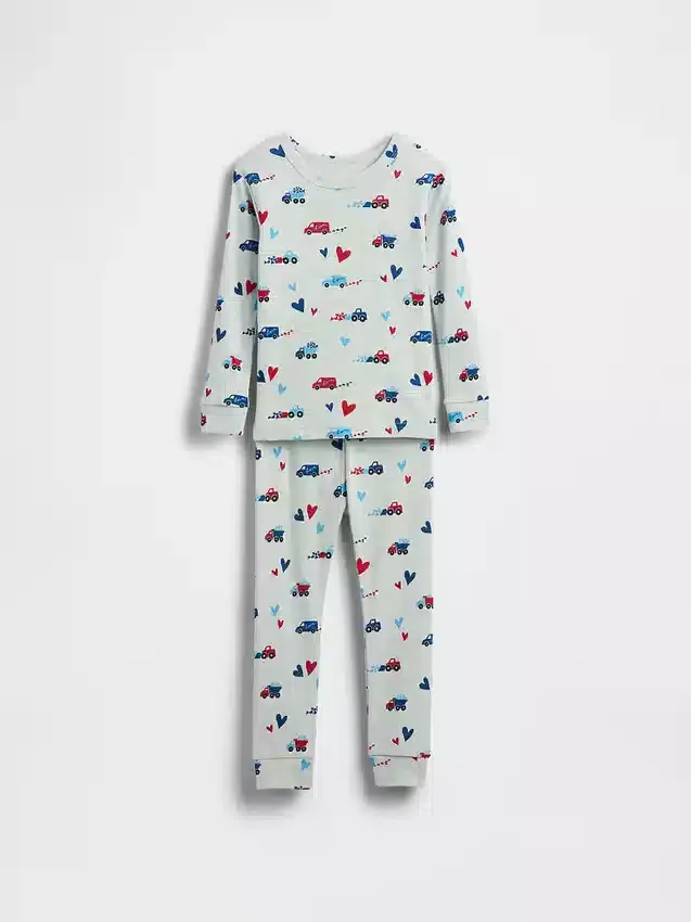 Pyjama-Set aus gebürsteter Bio-Baumwolle für Baby & Kleinkind