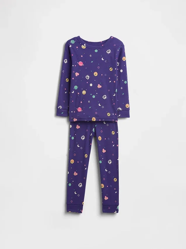Pyjama-Set aus gebürsteter Bio-Baumwolle für Baby & Kleinkind
