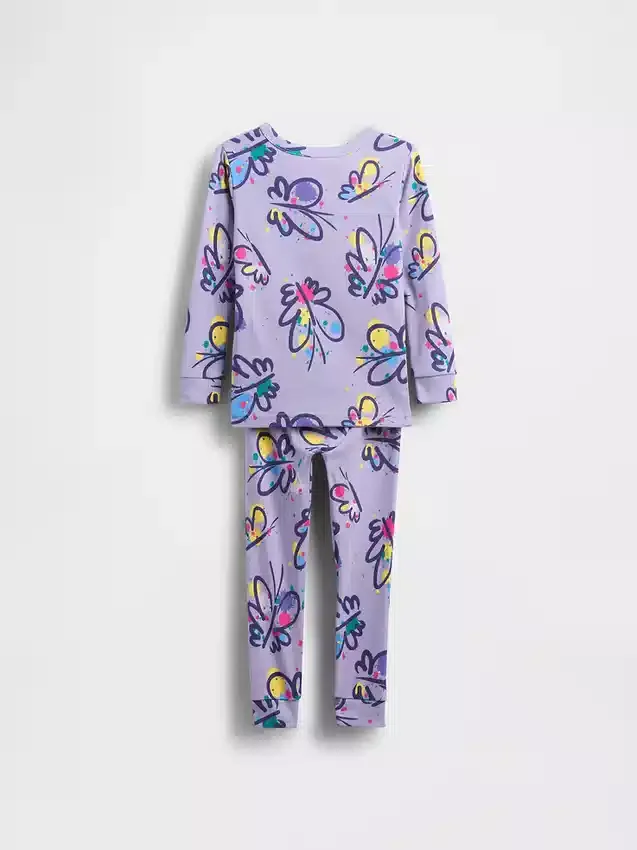 Pyjama-Set aus gebürsteter Bio-Baumwolle für Baby & Kleinkind