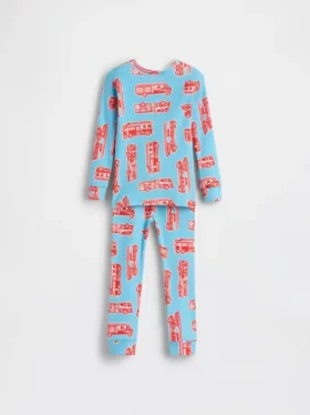 Pyjama-Set aus gebürsteter Bio-Baumwolle für Baby & Kleinkind
