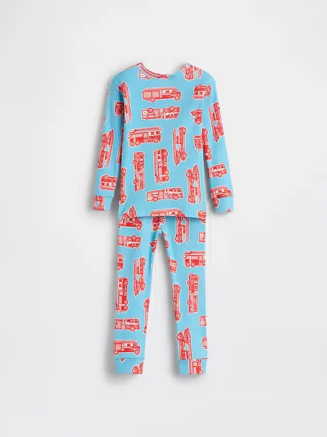 Pyjama-Set aus gebürsteter Bio-Baumwolle für Baby & Kleinkind
