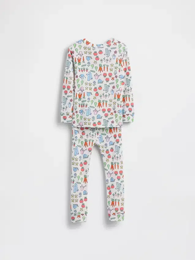 Pyjama-Set aus gebürsteter Bio-Baumwolle für Baby & Kleinkind