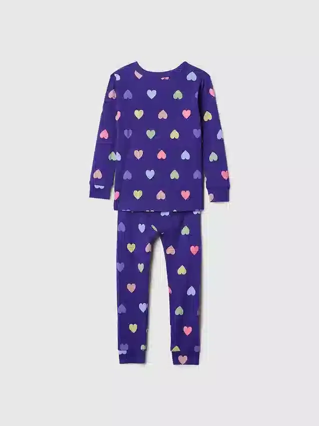 Pyjama-Set aus gebürsteter Bio-Baumwolle für Baby & Kleinkind