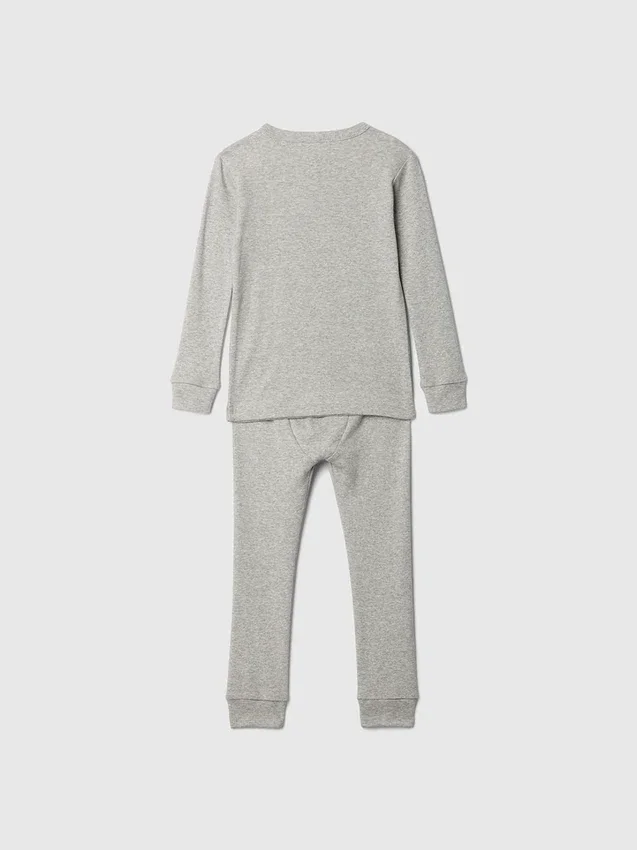 Pyjama-Set aus gebürsteter Bio-Baumwolle für Baby & Kleinkind