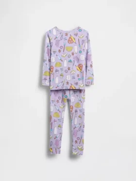 Pyjama-Set aus gebürsteter Bio-Baumwolle für Baby & Kleinkind