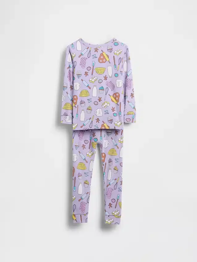 Pyjama-Set aus gebürsteter Bio-Baumwolle für Baby & Kleinkind