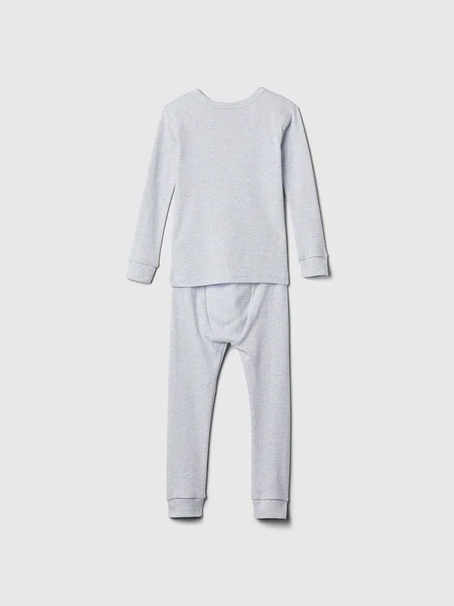 Pyjama-Set aus gebürsteter Bio-Baumwolle für Baby & Kleinkind