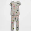 Pyjama-Set aus gebürsteter Bio-Baumwolle für Baby & Kleinkind