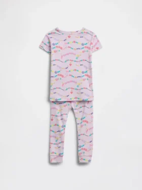 Pyjama-Set aus gebürsteter Bio-Baumwolle für Baby & Kleinkind