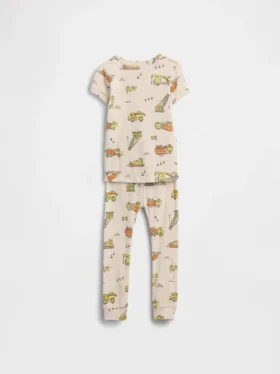 Pyjama-Set aus gebürsteter Bio-Baumwolle für Baby & Kleinkind