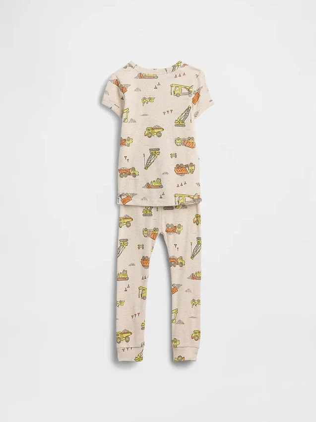 Pyjama-Set aus gebürsteter Bio-Baumwolle für Baby & Kleinkind
