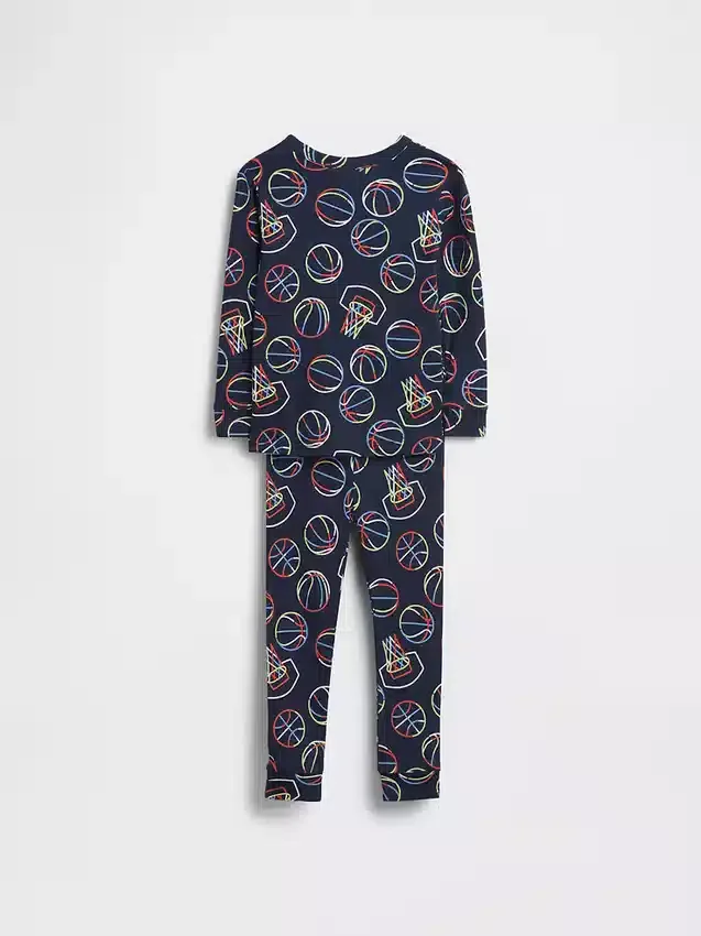 Pyjama-Set aus gebürsteter Bio-Baumwolle für Baby & Kleinkind