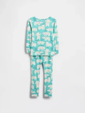 Pyjama-Set aus gebürsteter Bio-Baumwolle für Baby & Kleinkind
