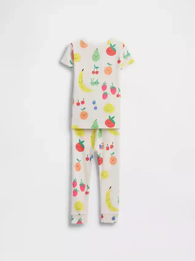 Pyjama-Set aus gebürsteter Bio-Baumwolle für Baby & Kleinkind