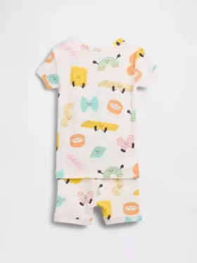 Pyjama-Set aus gebürsteter Bio-Baumwolle für Baby & Kleinkind