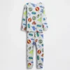 Pyjama-Set aus gebürsteter Bio-Baumwolle für Baby & Kleinkind