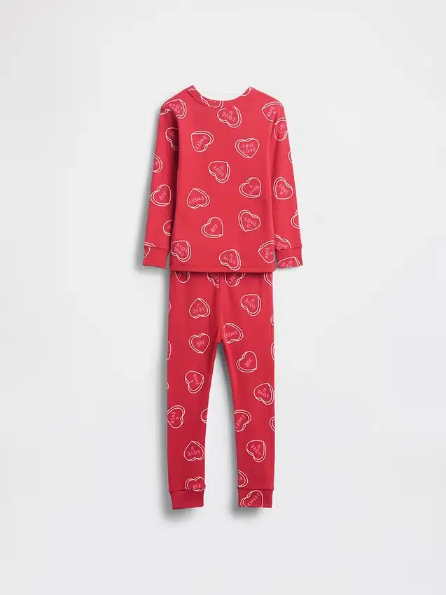 Pyjama-Set aus gebürsteter Bio-Baumwolle für Baby & Kleinkind