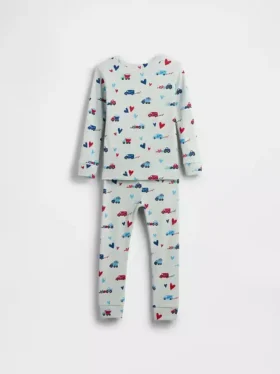 Pyjama-Set aus gebürsteter Bio-Baumwolle für Baby & Kleinkind