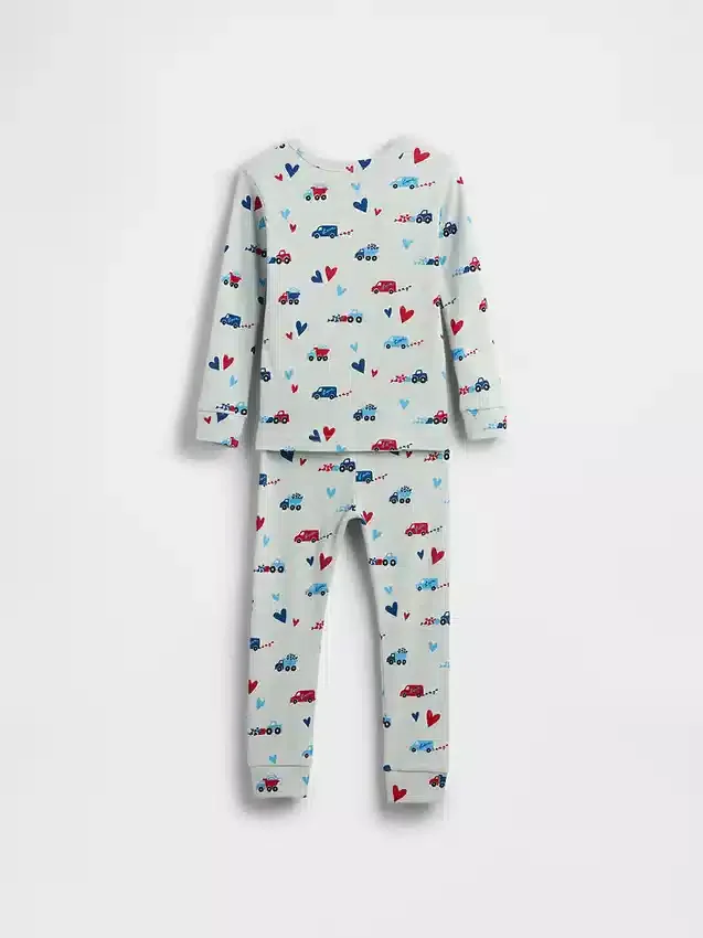 Pyjama-Set aus gebürsteter Bio-Baumwolle für Baby & Kleinkind