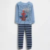Pyjama-Set aus gebürsteter Bio-Baumwolle für Baby & Kleinkind mit Spider-Man-Motiv