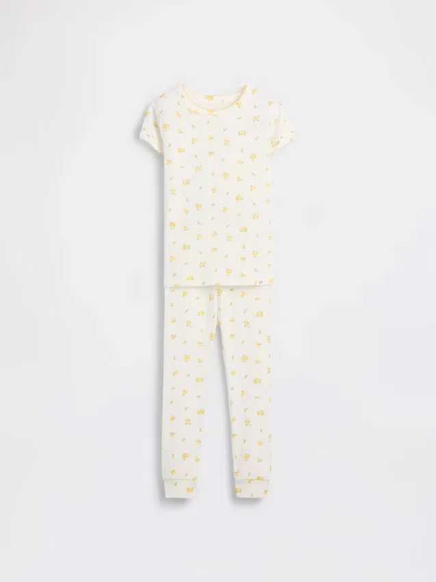 Pyjama-Set aus gebürsteter Bio-Baumwolle für Kinder und Babys