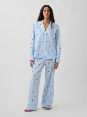Pyjama-Set aus Popeline