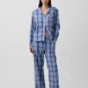 Pyjama-Set aus Popeline