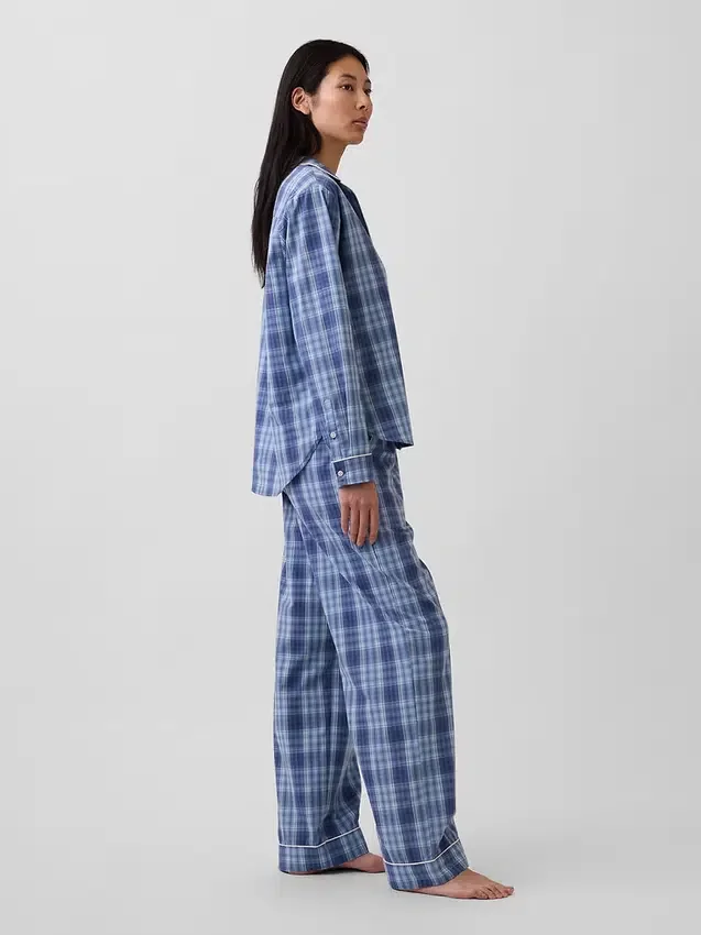 Pyjama-Set aus Popeline