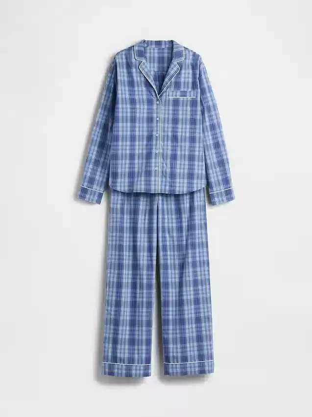 Pyjama-Set aus Popeline