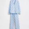 Pyjama-Set aus Popeline