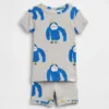 Pyjama-Set für Baby & Kleinkind aus gebürsteter Bio-Baumwolle mit Gorilla-Motiv