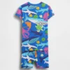Pyjama-Set für Baby & Kleinkind aus gebürsteter Bio-Baumwolle mit Meeresbewohner-Motiv