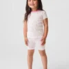Pyjama-Set für Baby & Kleinkind aus gebürsteter Bio-Baumwolle mit Muschel-Motiv