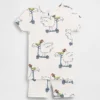 Pyjama-Set für Baby & Kleinkind aus gebürsteter Bio-Baumwolle mit „Scooter Seagull“-Motiv