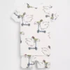Pyjama-Set für Baby & Kleinkind aus gebürsteter Bio-Baumwolle mit „Scooter Seagull“-Motiv