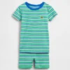 Pyjama-Set für Baby & Kleinkind aus gebürsteter Bio-Baumwolle mit Streifenmuster