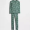 Pyjama-Set für Kinder aus gebürsteter Bio-Baumwolle