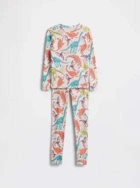 Pyjama-Set für Kinder aus gebürsteter Bio-Baumwolle