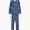 Pyjama-Set für Kinder aus gebürsteter Bio-Baumwolle