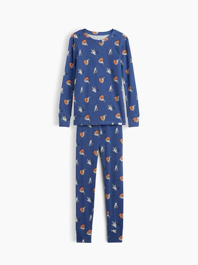Pyjama-Set für Kinder aus gebürsteter Bio-Baumwolle